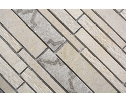 Detalj av naturstensmosaik