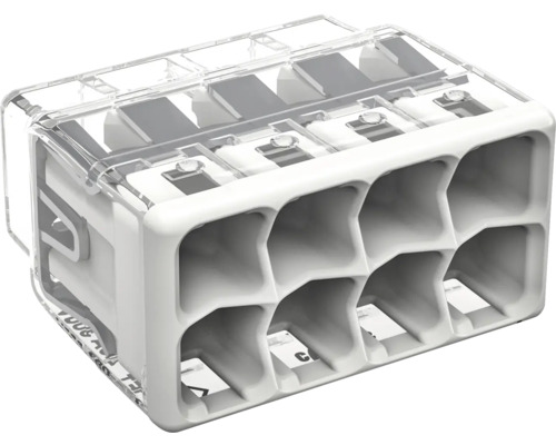 Klämma för elektriska ledare med sex anslutningar