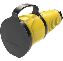 Gul värmare med handtag