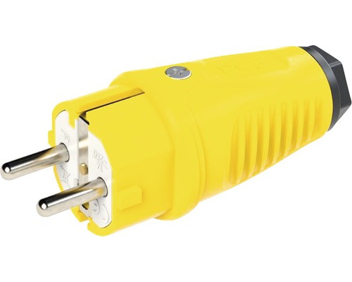 Gul skyddsjordad kontakt