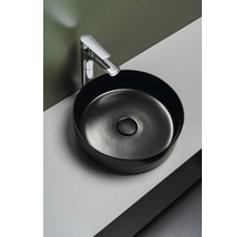 Bänktvättställ Hafa Circle 36x36cm svart matt 1273525-thumb-0
