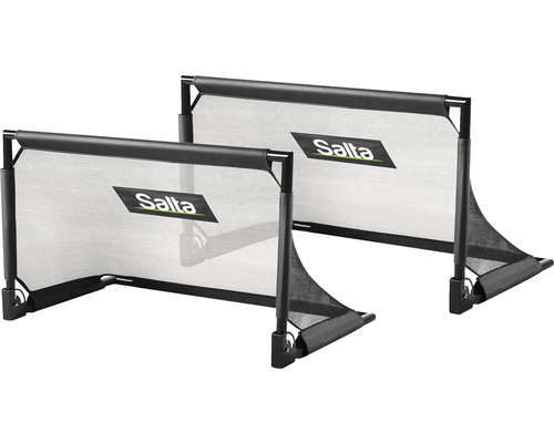 Två Salta mini-fotbollsmål för trädgården