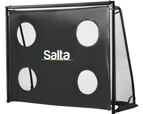 Salta målvägg med fyra skotthål