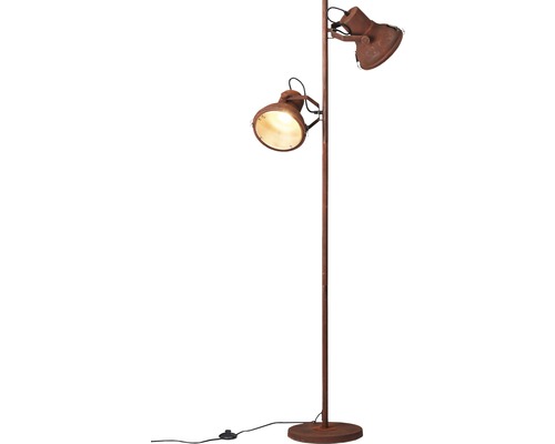 Golvlampa med två spotlights