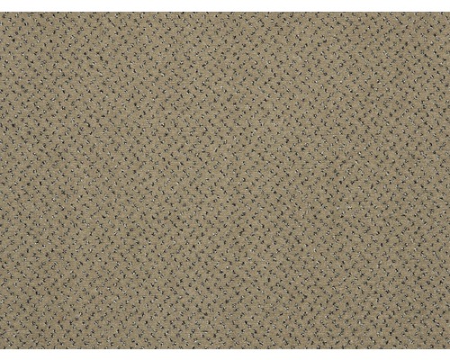 Heltäckningsmatta Fortesse velour beige 400cm bred (metervara) Närbild av beige matta med mönster