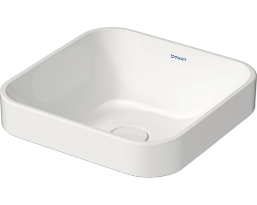 Tvättställ DURAVIT Happy D.2 Plus slim vit blank 40x40 cm