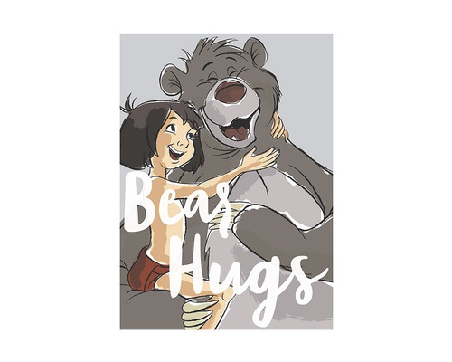 Poster KOMAR Bear Hug 40x50cm