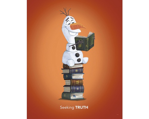 Poster KOMAR Frozen Olaf Reading 40x50cm
