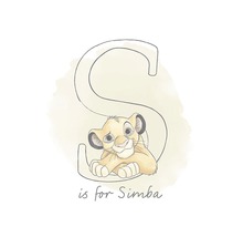 Illustration med bokstaven S och Simba