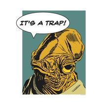 Admiral Ackbar-grafik med citatet: Det är en fälla