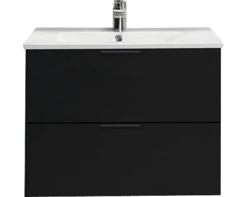 Tvättställsskåp HAFA Go svart matt 2 lådor 600x460 mm 1580041 Tvättställsskåp HAFA Go svart matt 2 lådor 600x460 mm 1580041