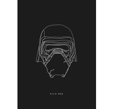 Illustration av Kylo Rens hjälm