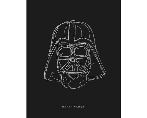 Poster KOMAR Lines Dark Side Vader 40x50cm