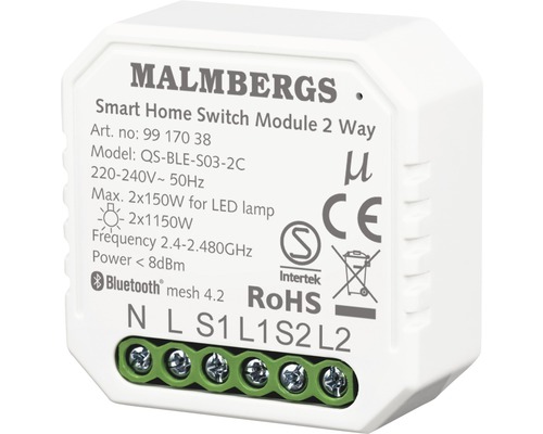 Bluetooth modul MALMBERGS Smart modul on/off 2-kanal
