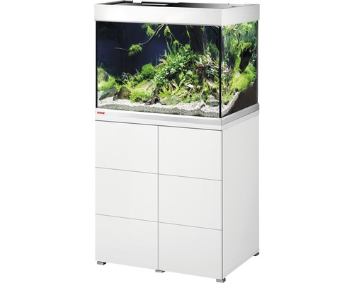 Akvariekombination EHEIM proximaTEC 175 inkl. filter, LED-belysning, värmare, underskåp vit