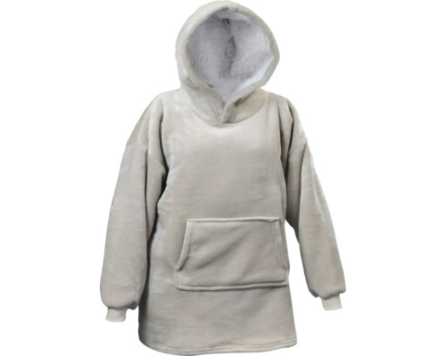 Teddyhoodie UNIQUE LIVING oversized chateau grey 70x50x87cm