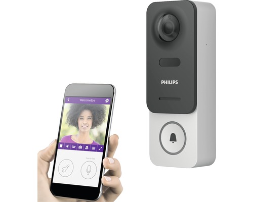 Ringklocka PHILIPS WelcomeEye med video-0