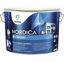 Fasadfärg TEKNOS Nordica Classic akrylatfärg oxidröd 9L-thumb-0