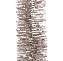 Silverfärgad glittergirlang för juldekoration