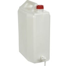 Vattendunk i plast med tappkran och handtag