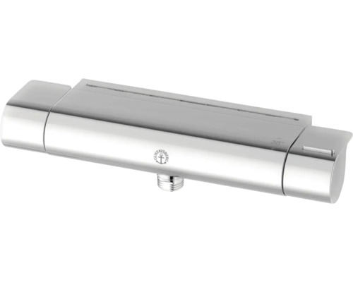 Termostatblandare för väggmontage med Gustavsberg logotyp