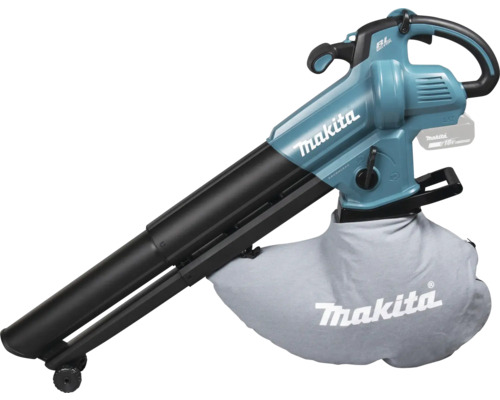 Makita batteridriven lövsug med uppsamlingssäck