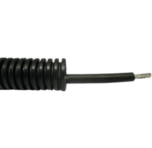 Korrugerat rör med kabel