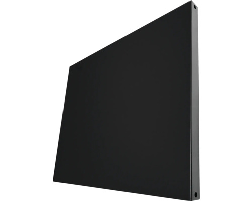 Svart radiatorskydd för väggmontering