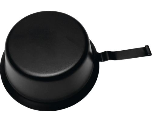 Smältdegel av metall med handtag