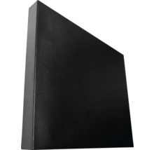 Svart designradiatorplatta