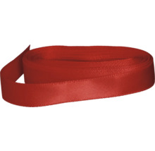 Rullad röd tygremsa