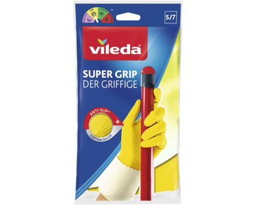 Gummihandske VILEDA SuperGrip strl. S