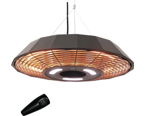Hängande terrassvärmare med fjärrkontroll