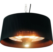 Svart terrassvärmare för takmontering