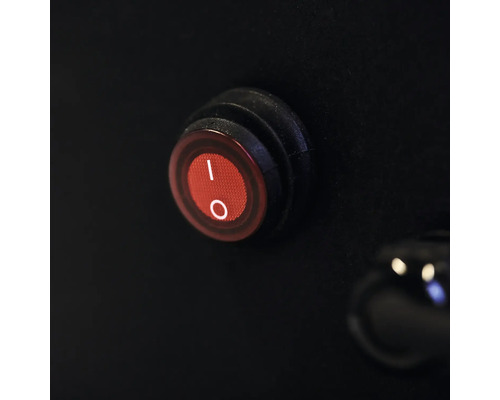 En röd strömbrytare