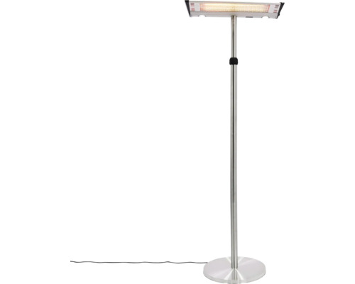 Stående metallvärmare för utomhusbruk