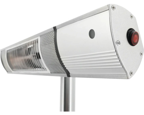 Elektrisk uteplatsvärmare med strömbrytare