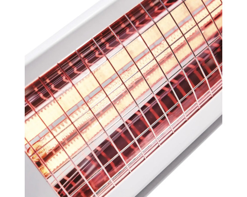 Detaljbild av en värmare med värmespiral