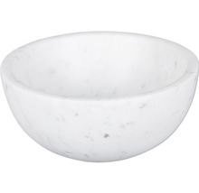 Vit marmorskål