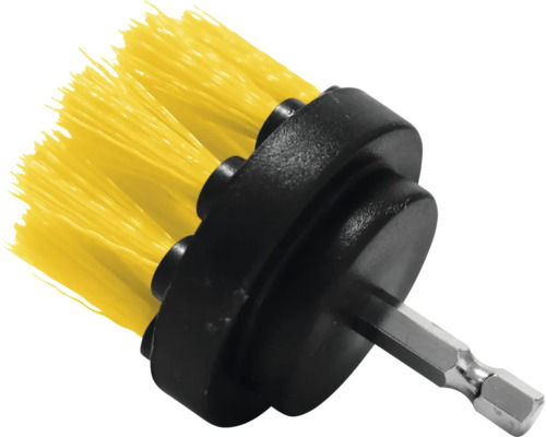 Rund borste med borrfäste