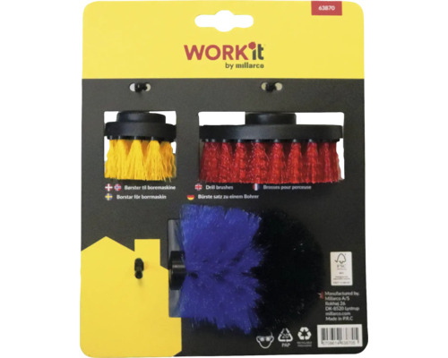 Borstsats för borrmaskin