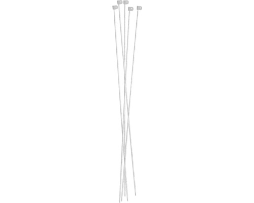 Stängselstolpe HORTUS tentorstolpe 10mm 145cm grå Sex raka knappnålar