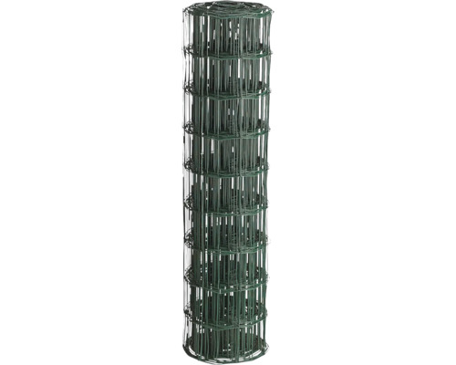 Villastängsel HORTUS plast maska 10x10cm 0,9x25m grön En rulle stängselnät av tråd