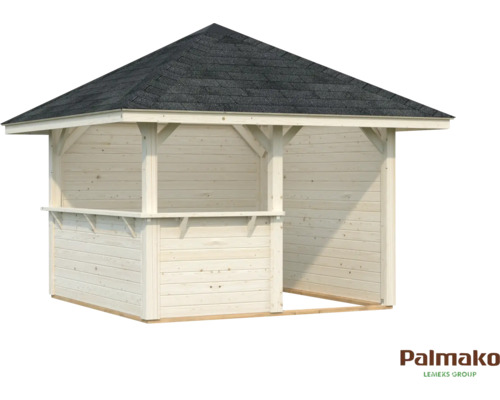 Paviljong PALMAKO Bianca 8,3m² 300x300cm doppgrundad