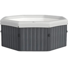 Uppblåsbar grå jacuzzi med interiör