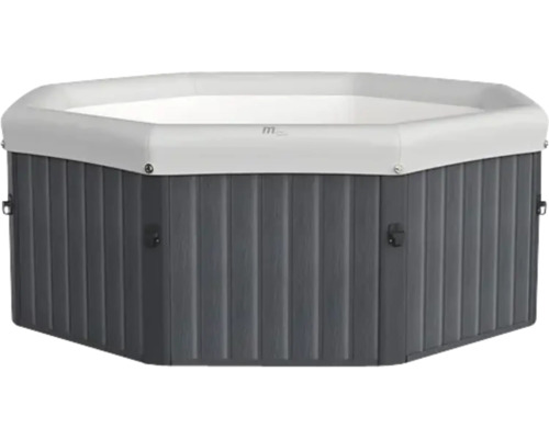 Uppblåsbar grå jacuzzi med interiör