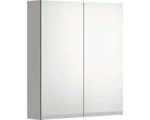 Spegelskåp med belysning GUSTAVSBERG Artic askgrå 60 cm LED IP44 GB71ACMC60TL Spegelskåp med två dörrar för badrummet