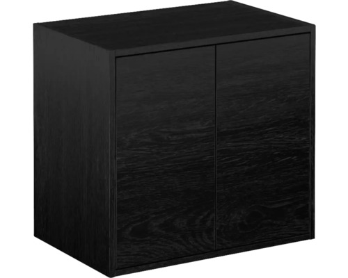 Väggskåp GUSTAVSBERG Artic svart ask fukttåligt 60x55x39 cm