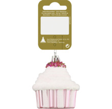 Cupcake julgranskula med etikett