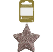 Glittrig stjärna att hänga upp som juldekoration